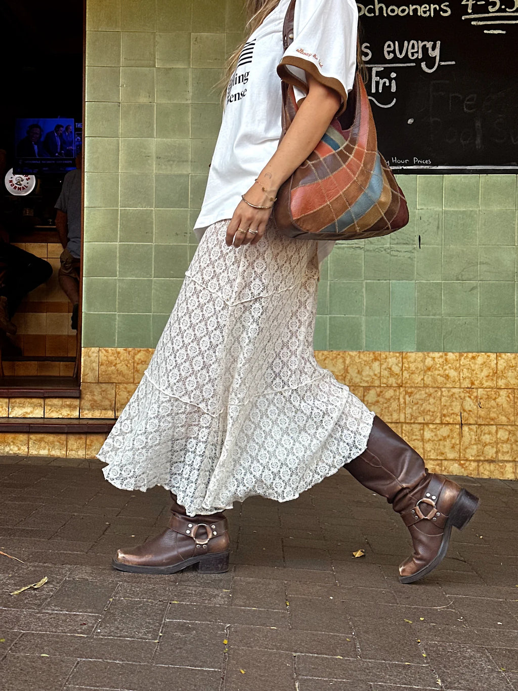Ottway | Moonlace Lace Midi Skirt