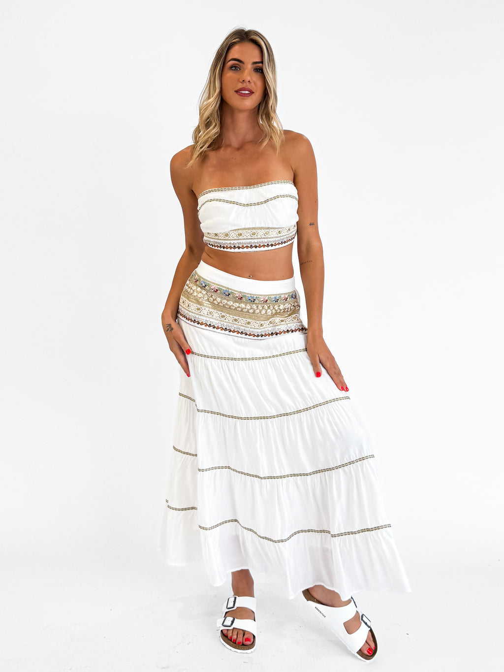Oracle Skirt & Bandeau Top Set