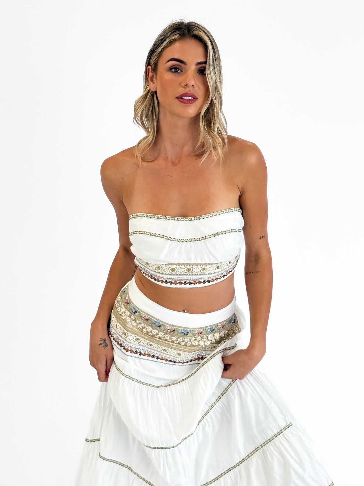 Oracle Skirt & Bandeau Top Set