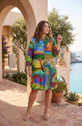 Orientique | Le Moulin Collar Dress 3/4 Sleeve