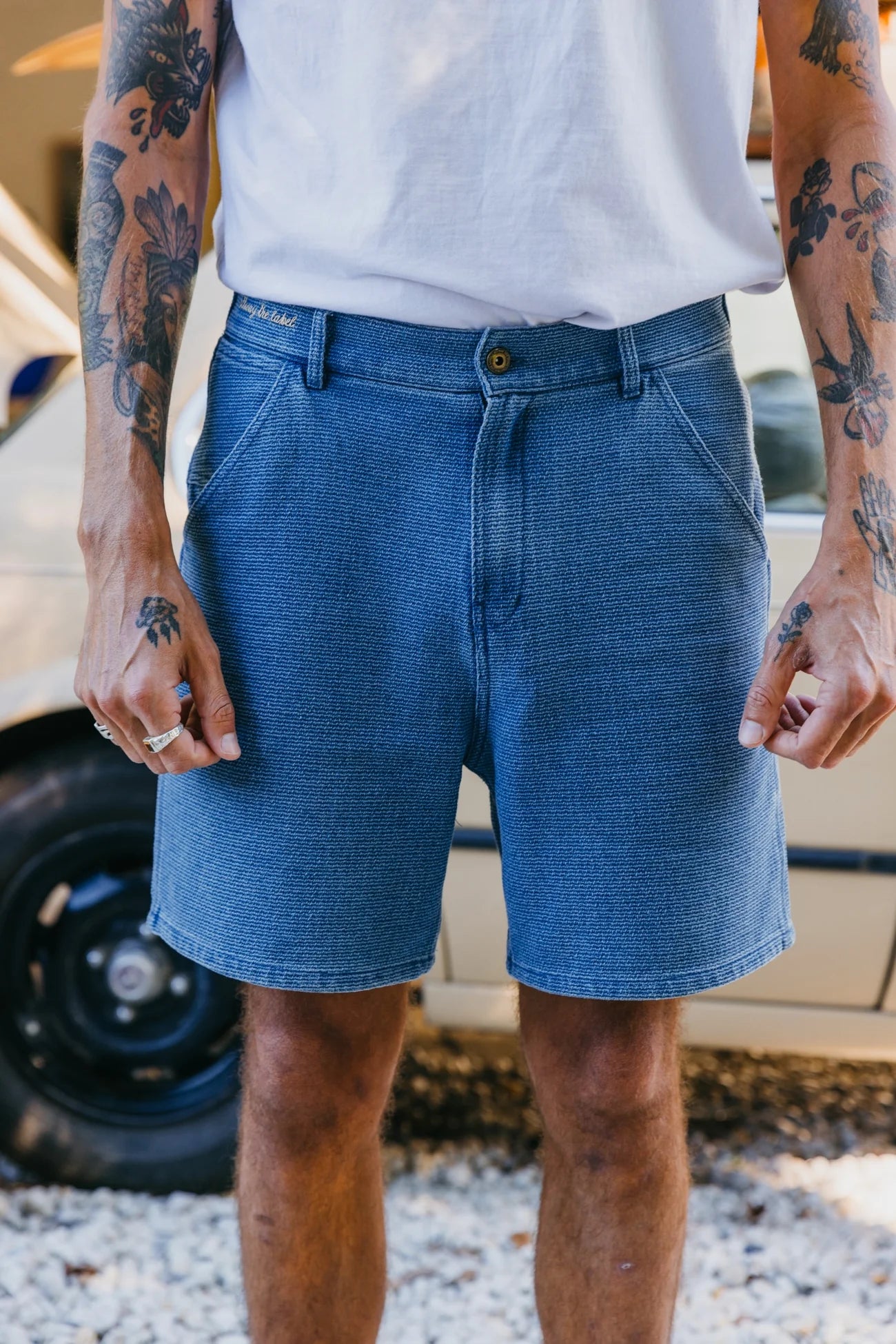 Ottway | OTTWAY's® Textured Baggy Denim Shorts