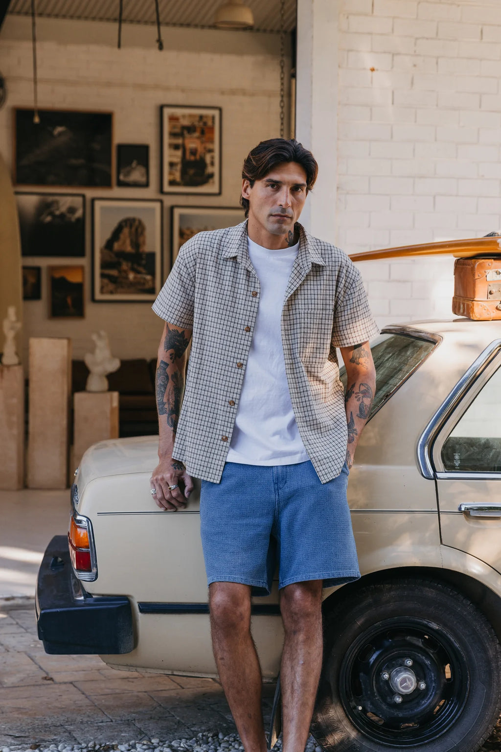 Ottway | OTTWAY's® Textured Baggy Denim Shorts