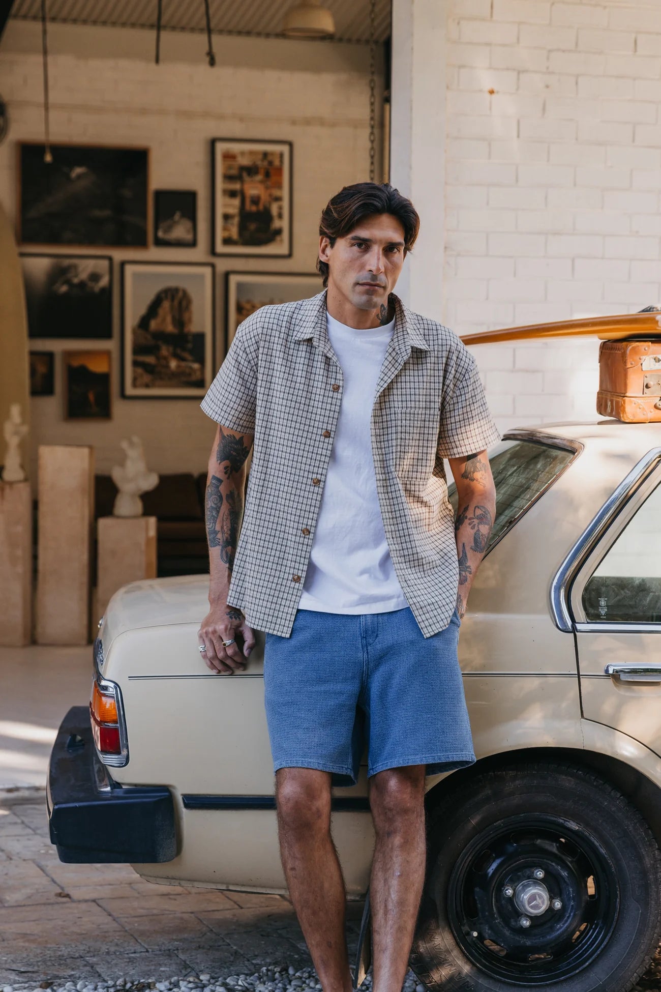 Ottway | OTTWAY's® Textured Baggy Denim Shorts