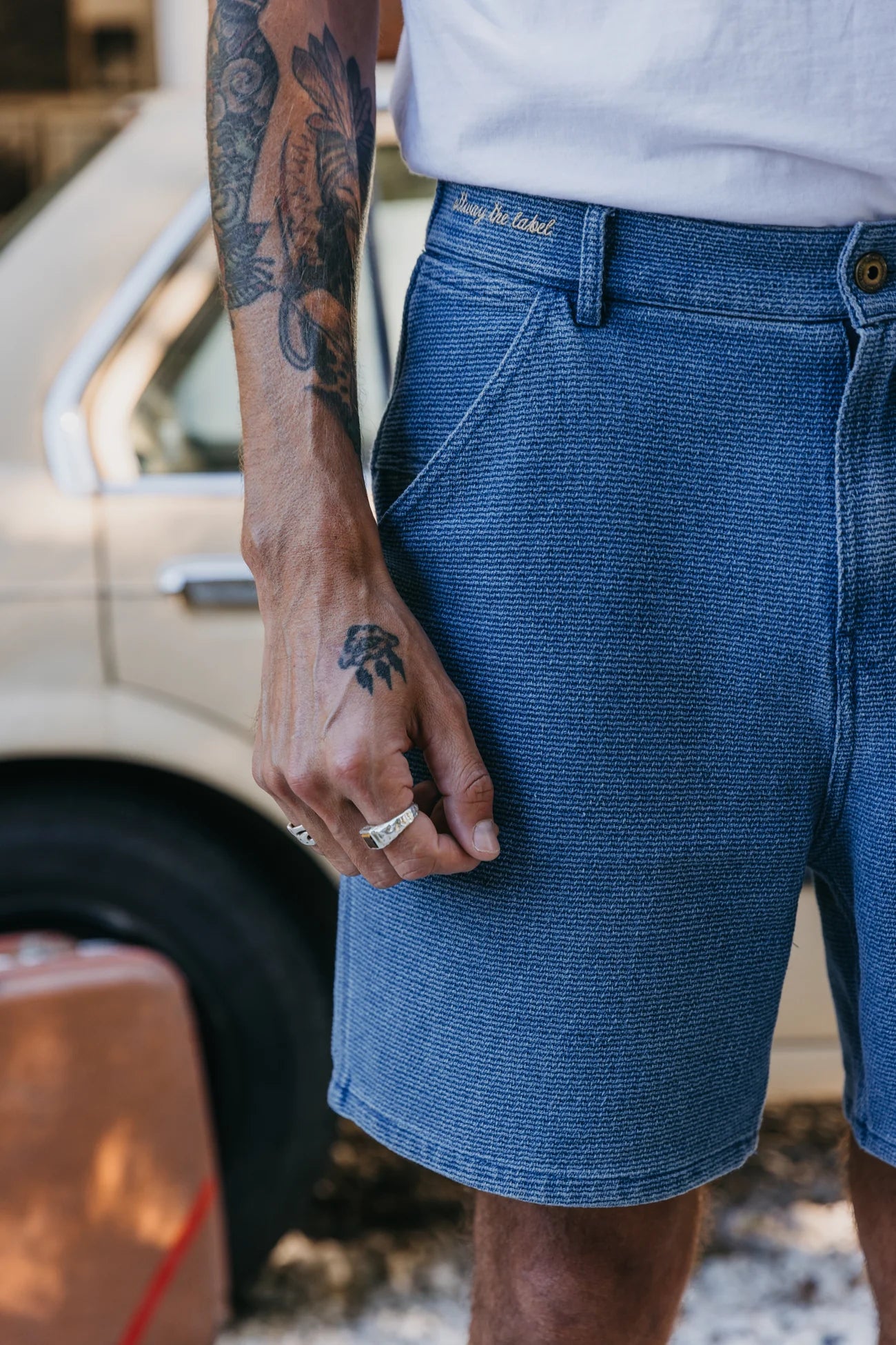 Ottway | OTTWAY's® Textured Baggy Denim Shorts