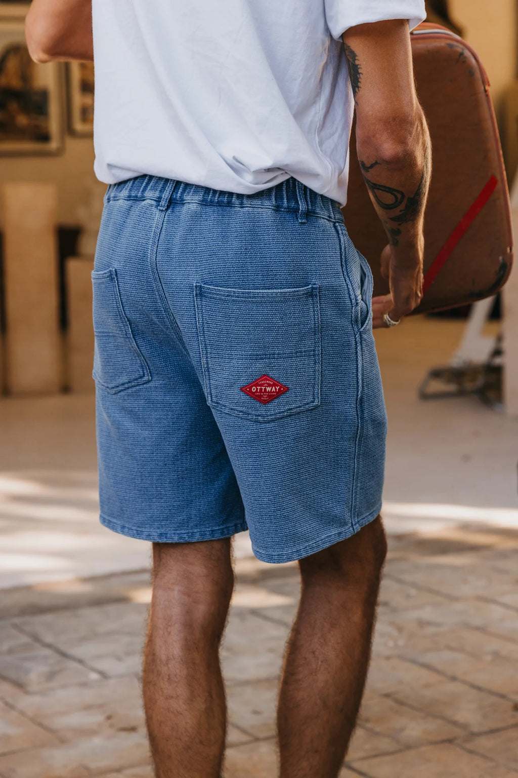 Ottway | OTTWAY's® Textured Baggy Denim Shorts