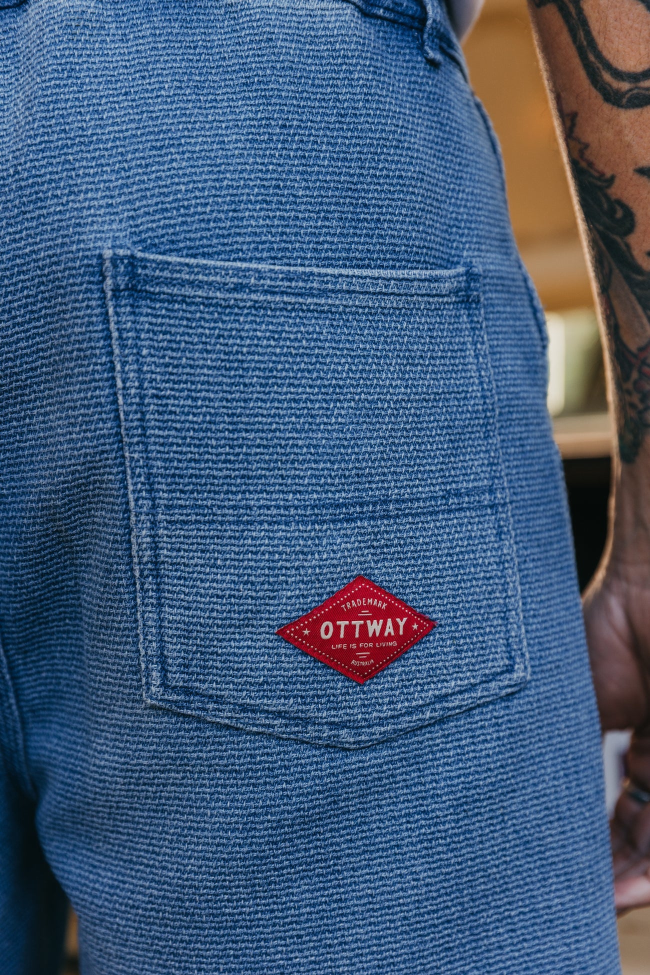 Ottway | OTTWAY's® Textured Baggy Denim Shorts