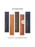 Oud Indulgence Premium Incense Gift Pack - 100 Sticks