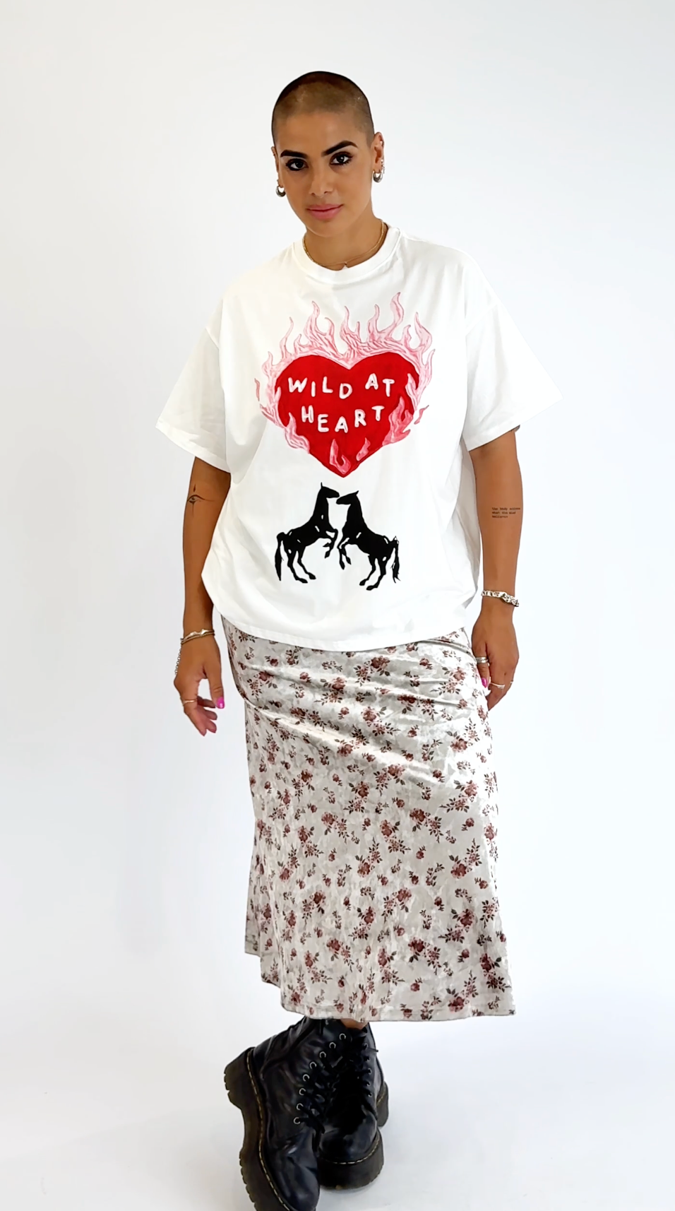 Suki Floral Midi Skirt