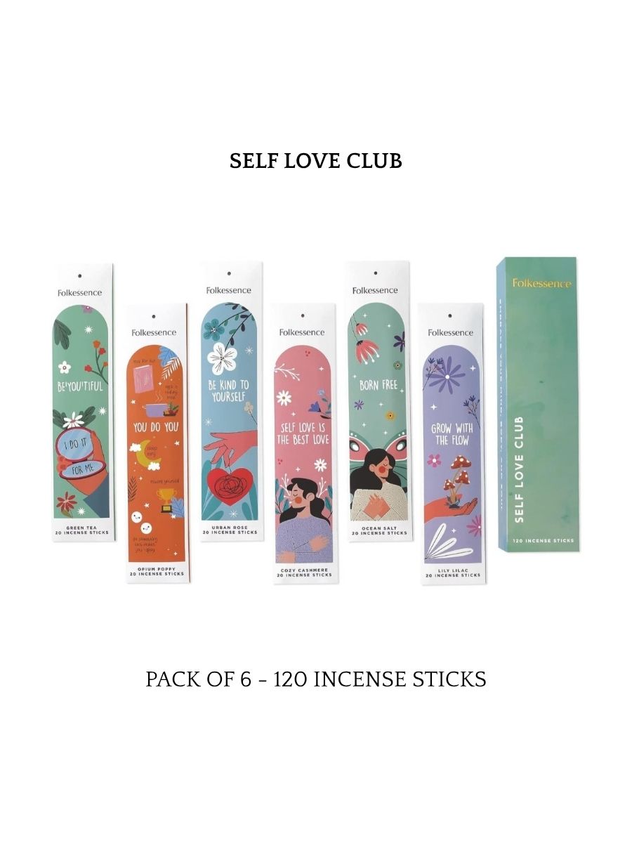 Self Love Club Incense Gift Pack - 120 Sticks