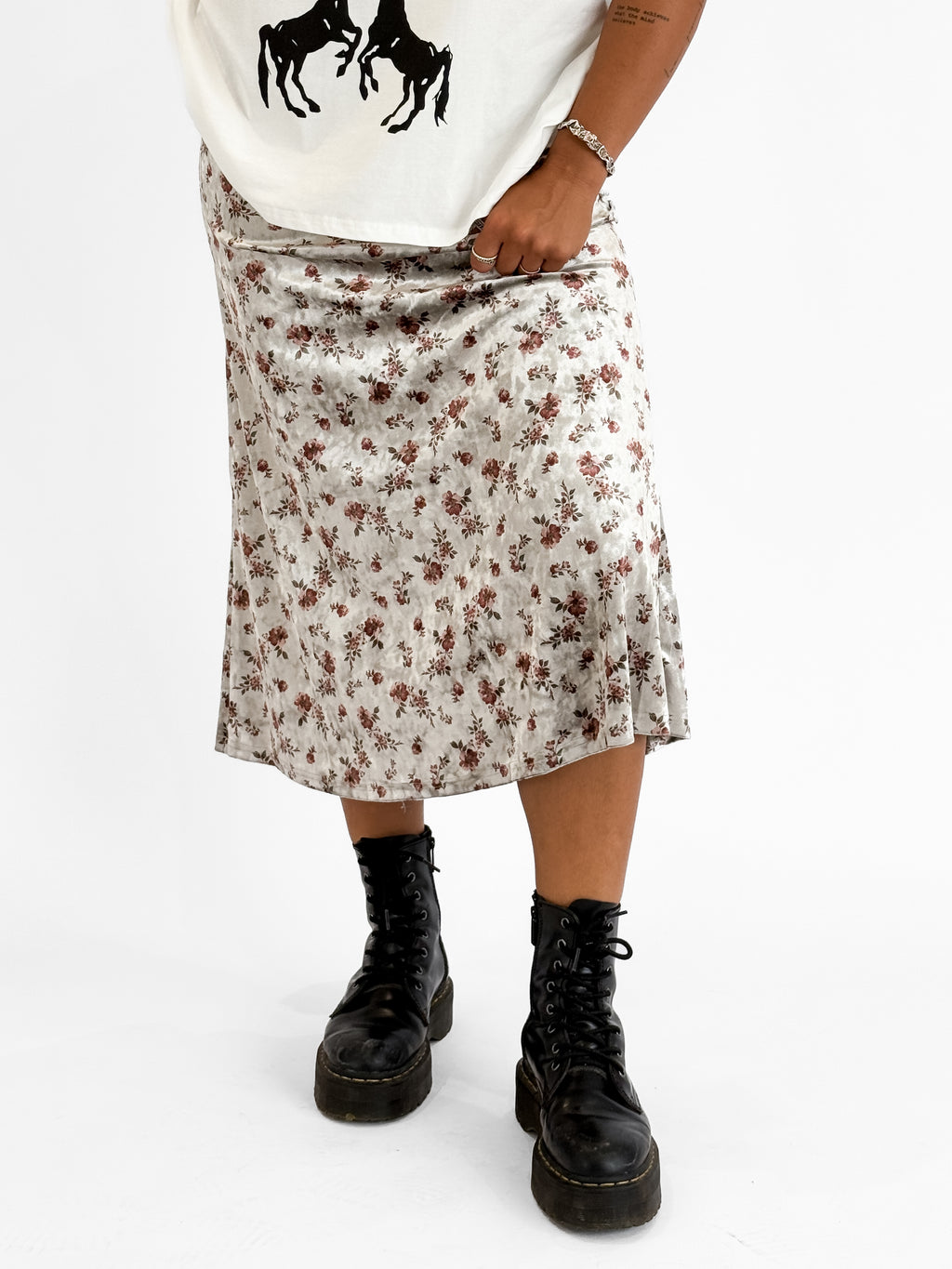 Suki Floral Midi Skirt