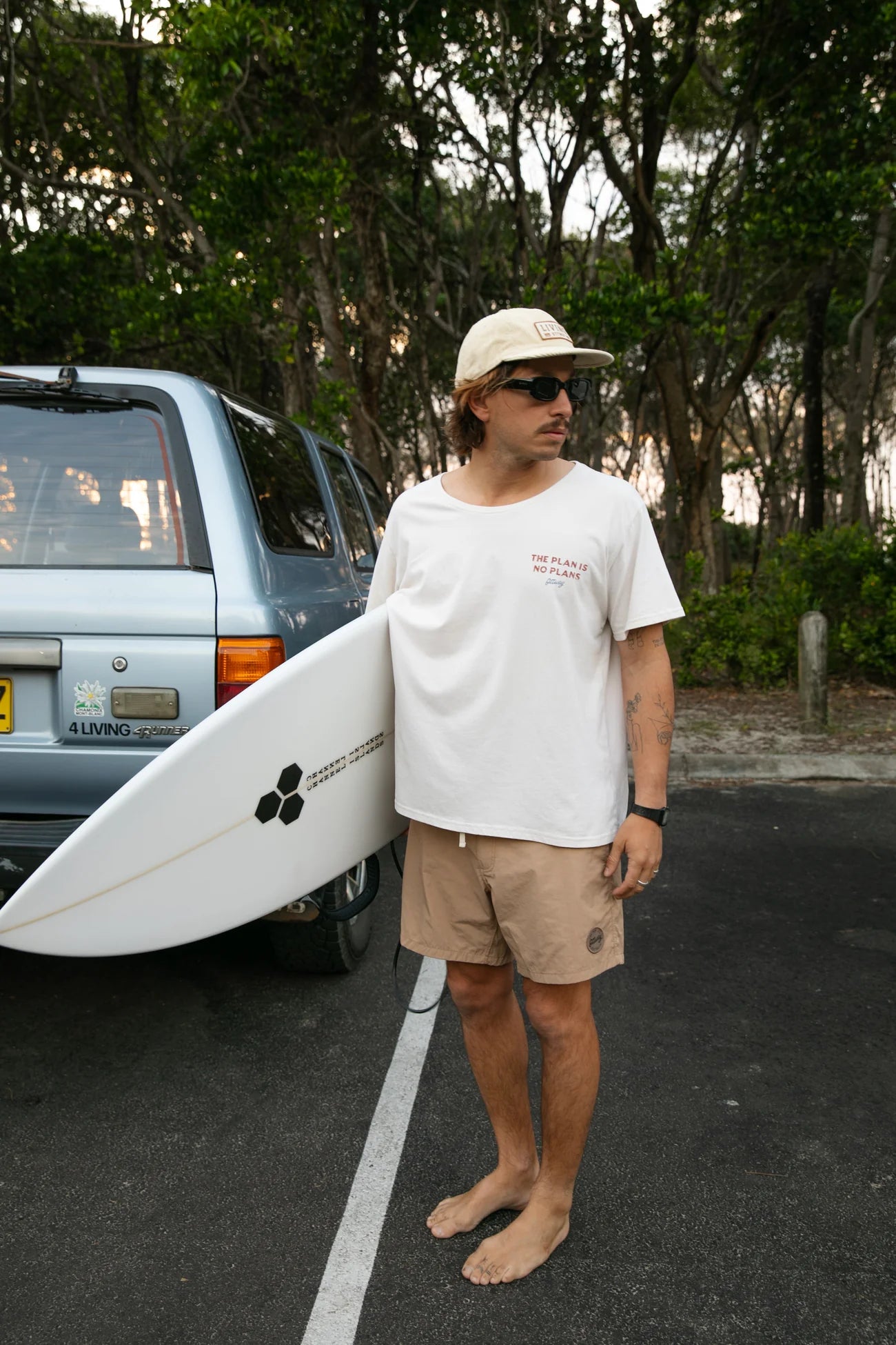 Ottway | The Plan is No Plans T-Shirt in Off-White