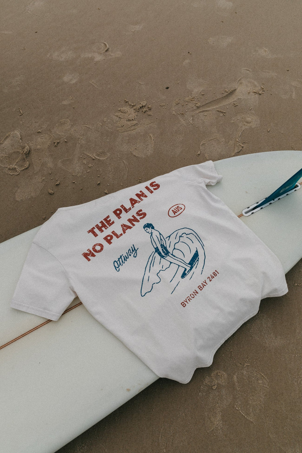Ottway | The Plan is No Plans T-Shirt in Off-White