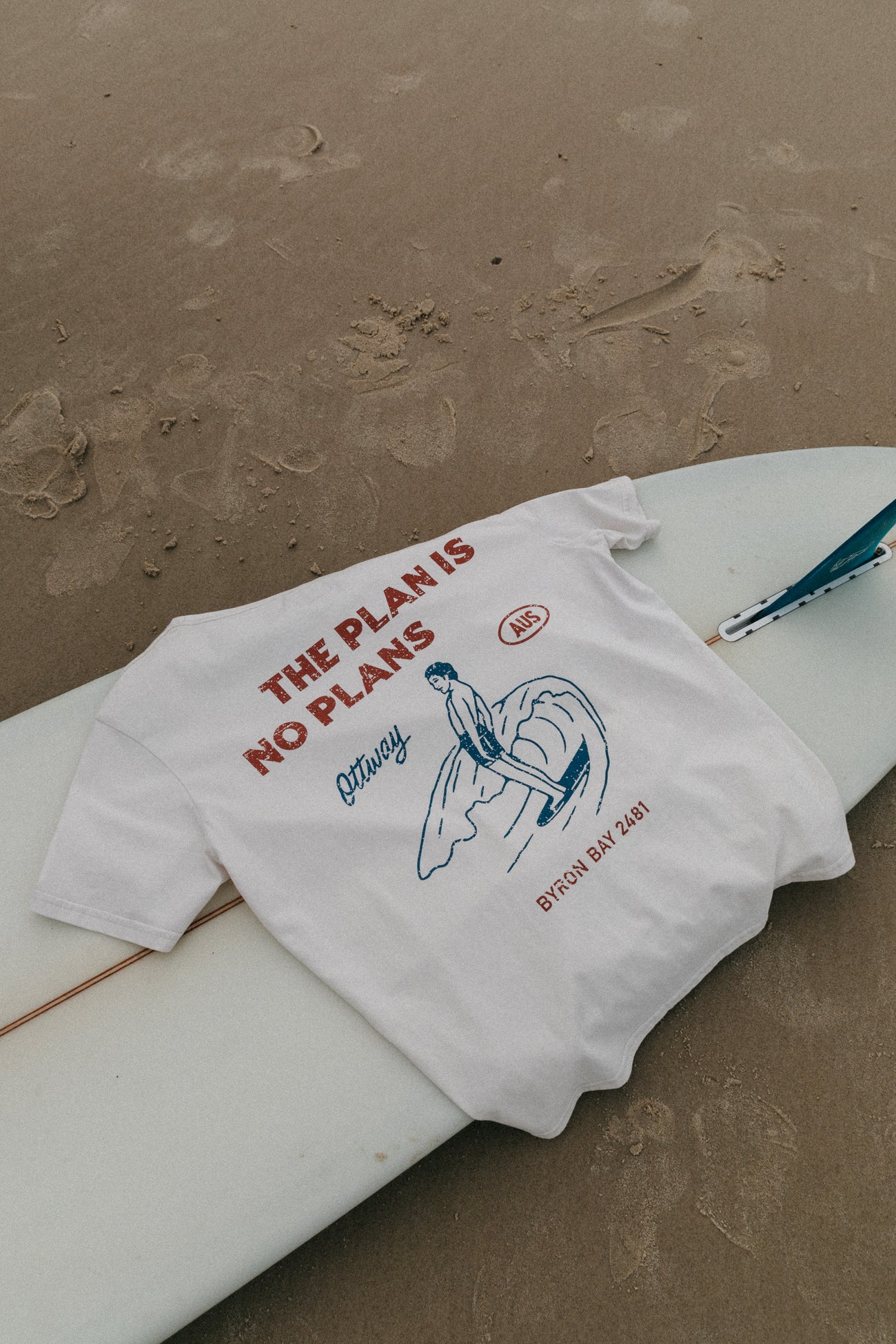 Ottway | The Plan is No Plans T-Shirt in Off-White