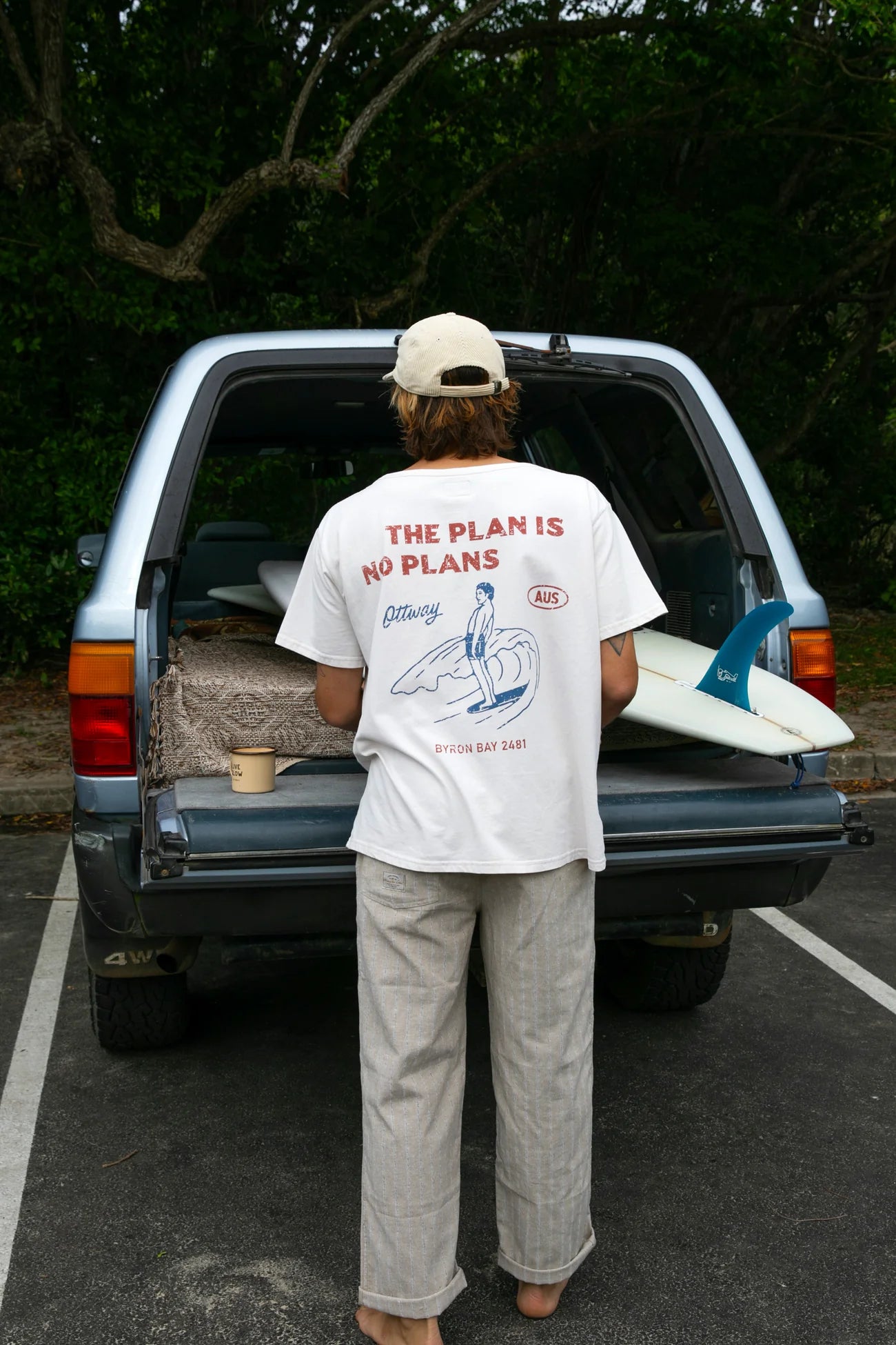 Ottway | The Plan is No Plans T-Shirt in Off-White