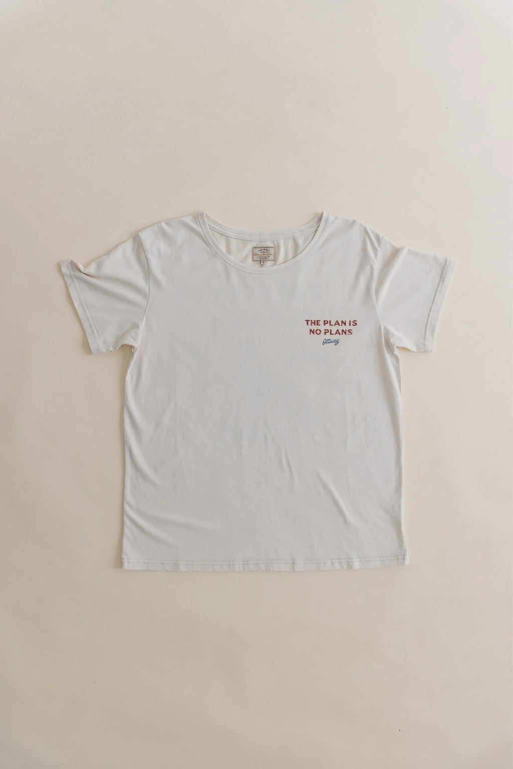 Ottway | The Plan is No Plans T-Shirt in Off-White