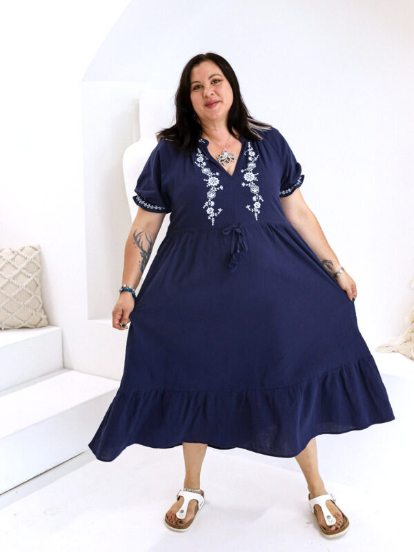 Milos Dress In Navy