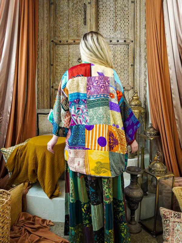 Sari Patchwork Kimono