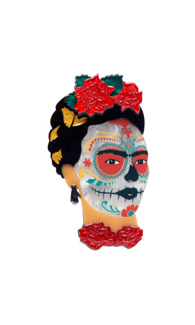 Erstwilder Frida Calavera Brooch