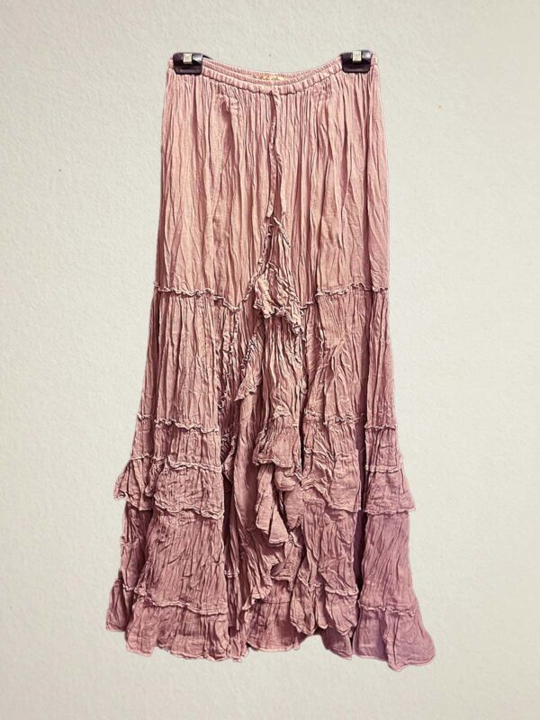 Everleigh Ruffle Skirt in mauve