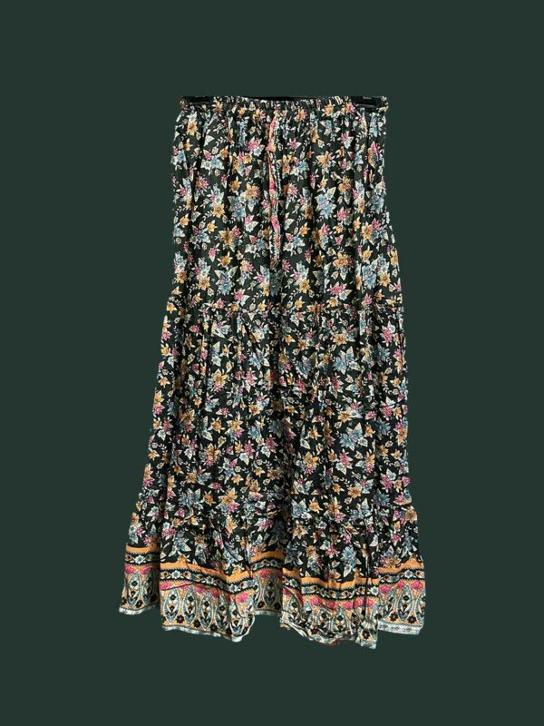 floral maxi skirt