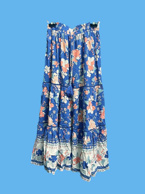 floral maxi skirt