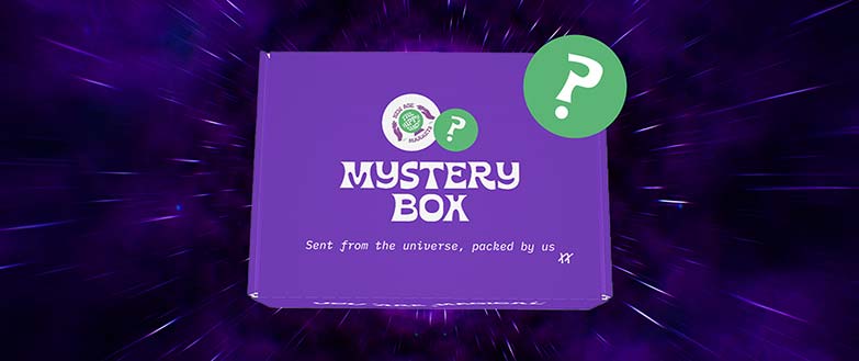 Our Mystery Boxes. Click here to find out more about them.